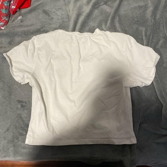 Womens size small white crop top - Picture 2 of 2